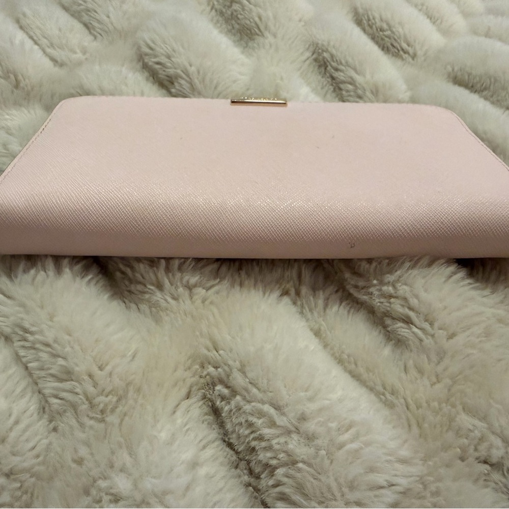 Kate Spade New York Laurel Way Neda Saffiano Leather Zip Around Wallet - Picture 6 of 8